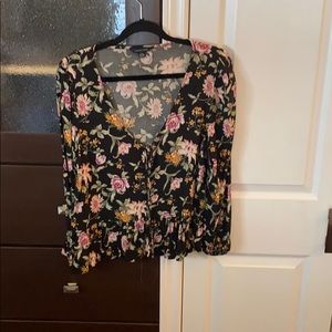 AE floral blouse